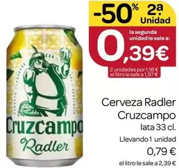 Cruzcampo - Cerveza Radler