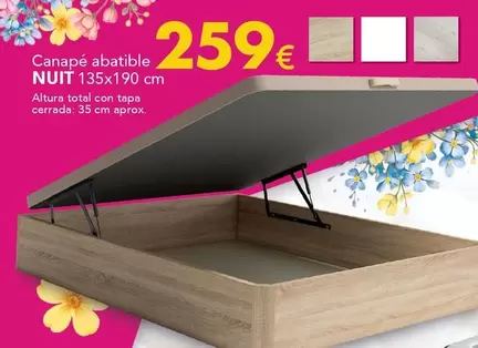 Canapé Abatible Nuit