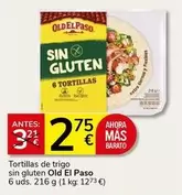 Old El Paso - Tortillas De Trigo Sin Gluten