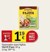 Old El Paso - Sazonador Para Fajitas