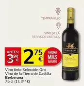 Berberana - Vino Tinto Seleccion Oro Vino De La Tierra De Castilla 