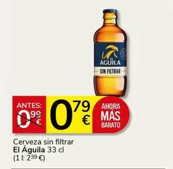 El Águila Negra - Cerveza Sin Filtrar