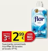 Flor - Suavizante Concentrado Azul