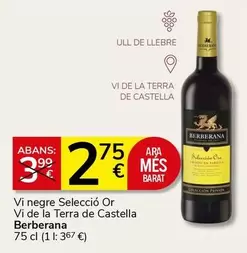 Berberana - Vi Negre Seleccio Or Vi De La Terra De Castella