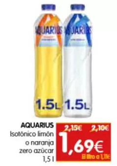 Aquarius - Isotonico Limon O Naranja Zero Azucar