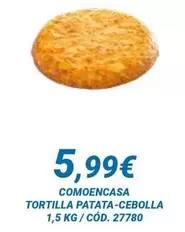 Comoencasa Tortilla Patata-Cebolla