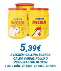 Avecrem -  Gallina Blanca Caldo Carne, Pollo O Verduras Sin Gluten