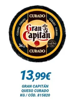 Gran Capitán - Queso Curado