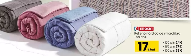 Eroski - Relleno Nordico De Microfibra 90 Cm
