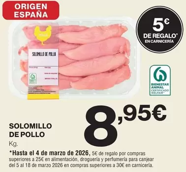 origen - Solomillo De Pollo