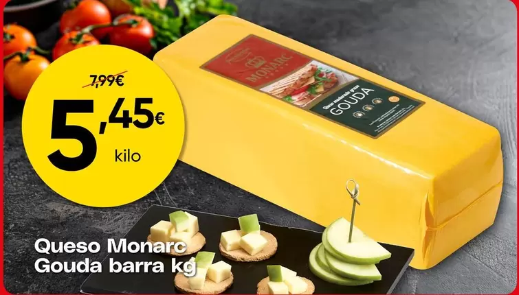 Monarc - Queso Gouda Barra