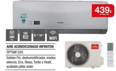 infiniton - Aire Acondicionado Sptsm12a3