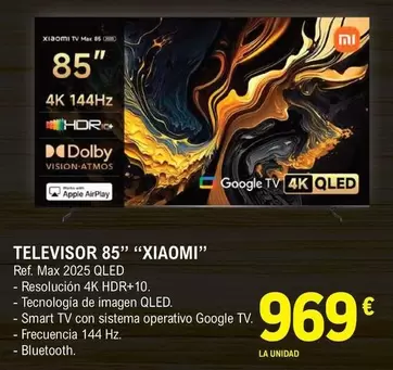 Xiaomi - Televisor 85"