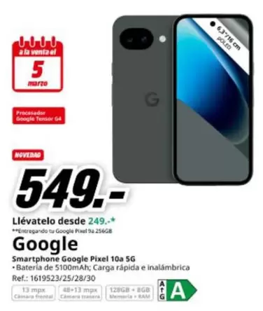Google - Linge Smarphone Pixel 10a 5g