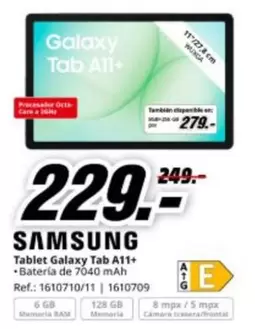 Samsung - Tablet Galaxy Tab A11+