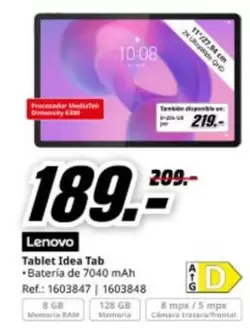 Lenovo - Tablet Idea Tab
