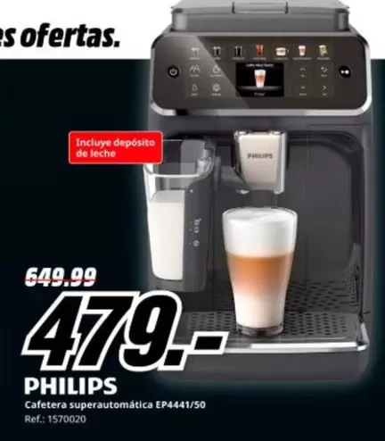 Philips - Cafetera Superautomática Ep444750