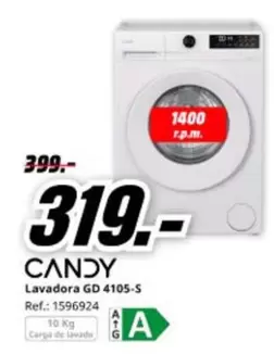 Candy - Lavadora Gd 4105-s
