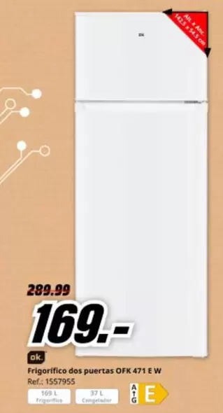 Ok. - Frigorífico Dos Puertas OFK 477 E W