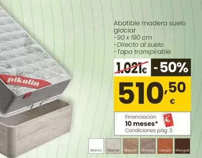 Pikolin - Abatible Madera Suelo Glaciar