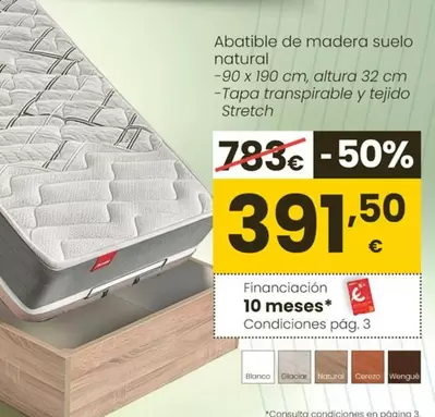 Pikolin - Abatible De Madera Suelo Natural