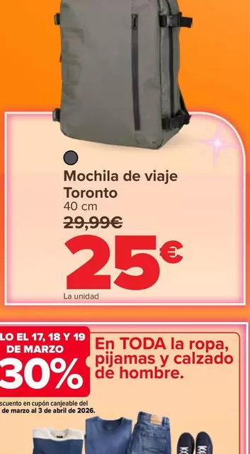 Mochila De Viaje Toronto
