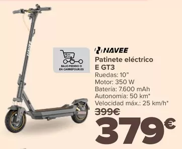 Navee - Patinete Eléctrico E GT3