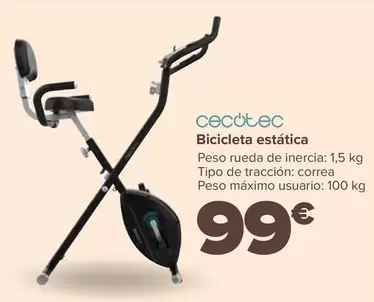 Cecotec - Bicicleta Estática