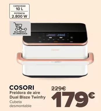 Cosori - Freidora De Aire Dual Blaze Twinfry