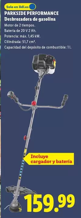 Parkside - Performance Desbrozadora De Gasolina
