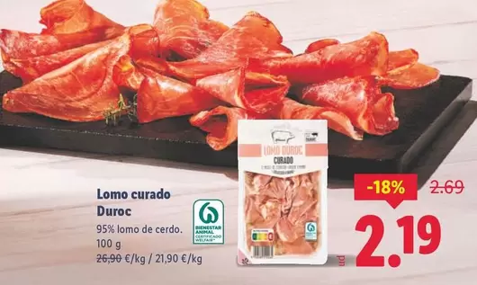 Duroc - Lomo Curado 