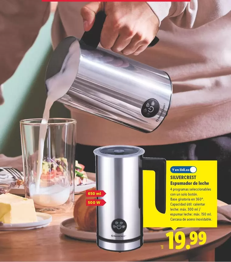 SilverCrest - Espumador De Leche