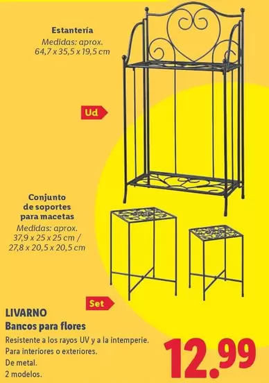 Livarno - Bancos Para Flores