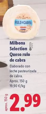 Milbona - Selection Queso Rulo De Cabra