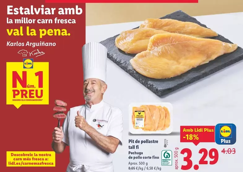 Pechuga De Pollo Corte Fino