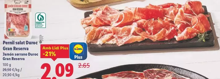 Gran Reserva - Jamón Serrano Duroc 