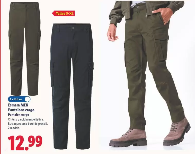 Esmara - Pantalón Cargo Men