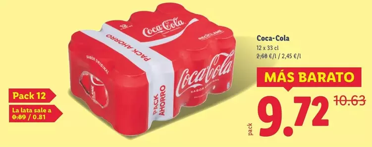 Coca-Cola - 12 X 33 Cl