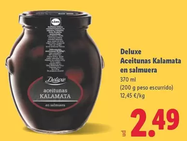 Deluxe - Aceitunas Kalamata En Salmuera