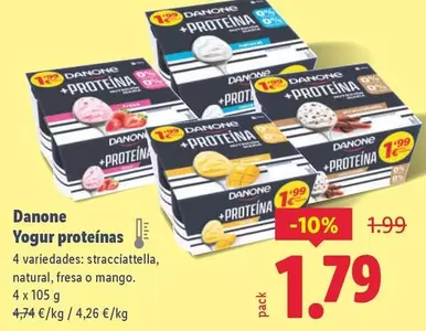 Danone - Yogur Proteínas