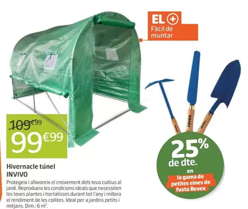 Invivo - Hivernacle Tunel