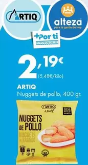 Artiq - Nuggets De Pollo, 400 Gr
