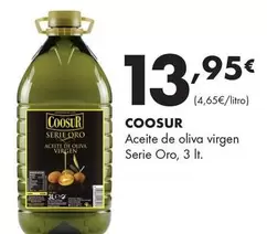 Coosur - Aceite De Oliva Virgen Serie Oro, 3 Lt  