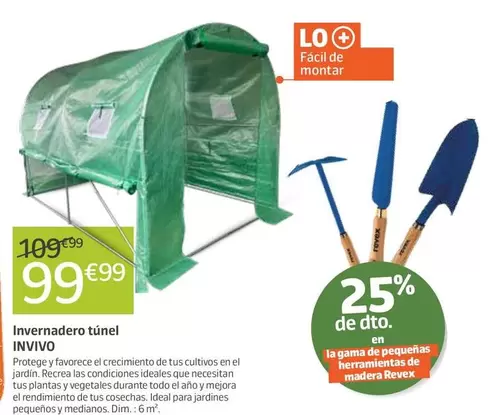 Invivo - Hivernacle Tunel