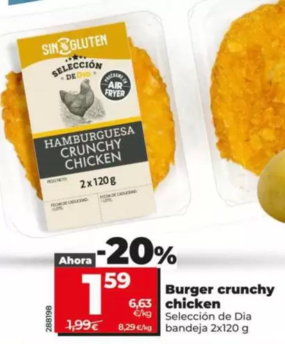 Seleccion De Dia - Burger Crunchy Chicken 