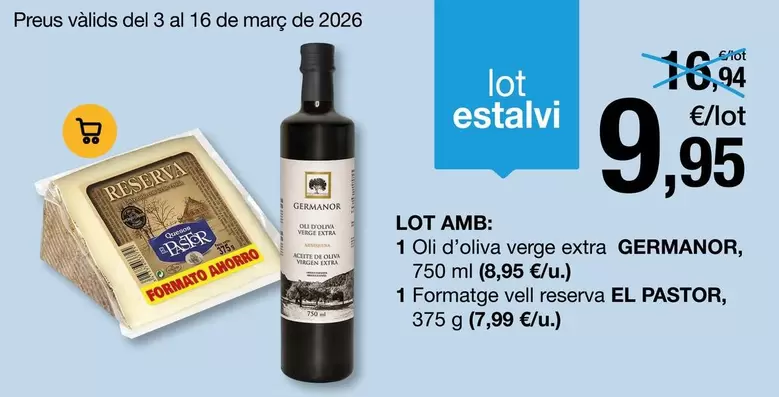 Germanor - 1 Oll D'oliva Verge Extra