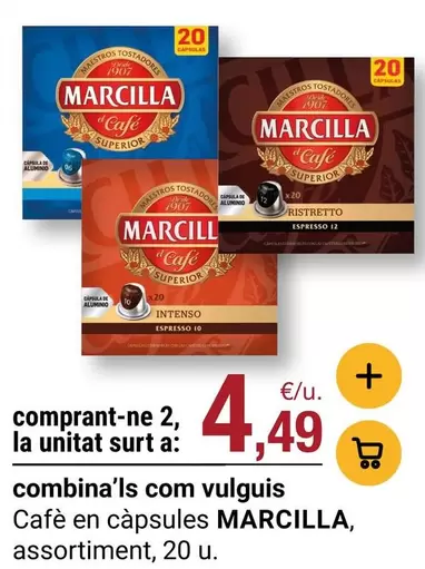 Marcilla - Cafè En Càpsules Assortiment, 20 U.