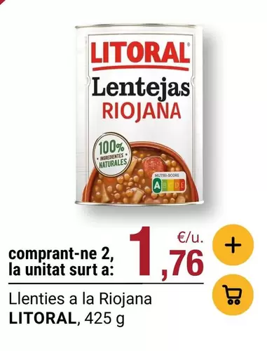 Litoral - Llenties A La Riojana