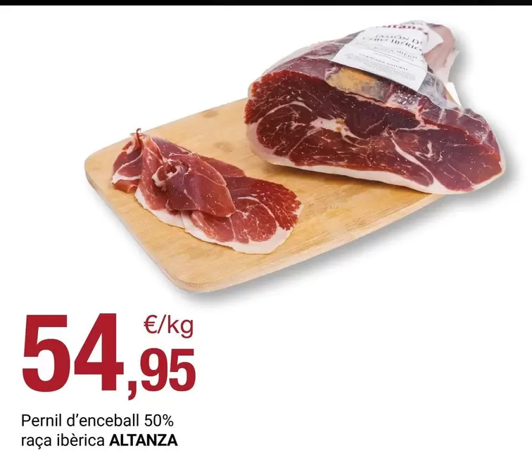Alteza - Pernil D'enceball 50% Raça Ibèrica