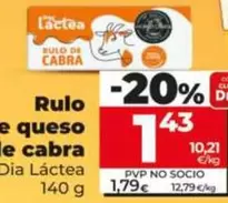 Dia Lactea - Rulo De Queso De Cabra